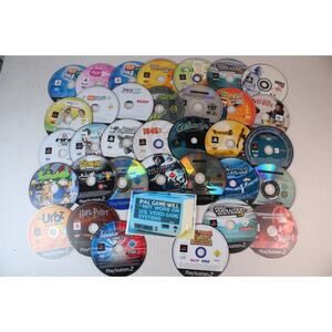 34 games: Sony Playstation 2 PAL Games (PS2) Discs only - not for U.S. Consoles